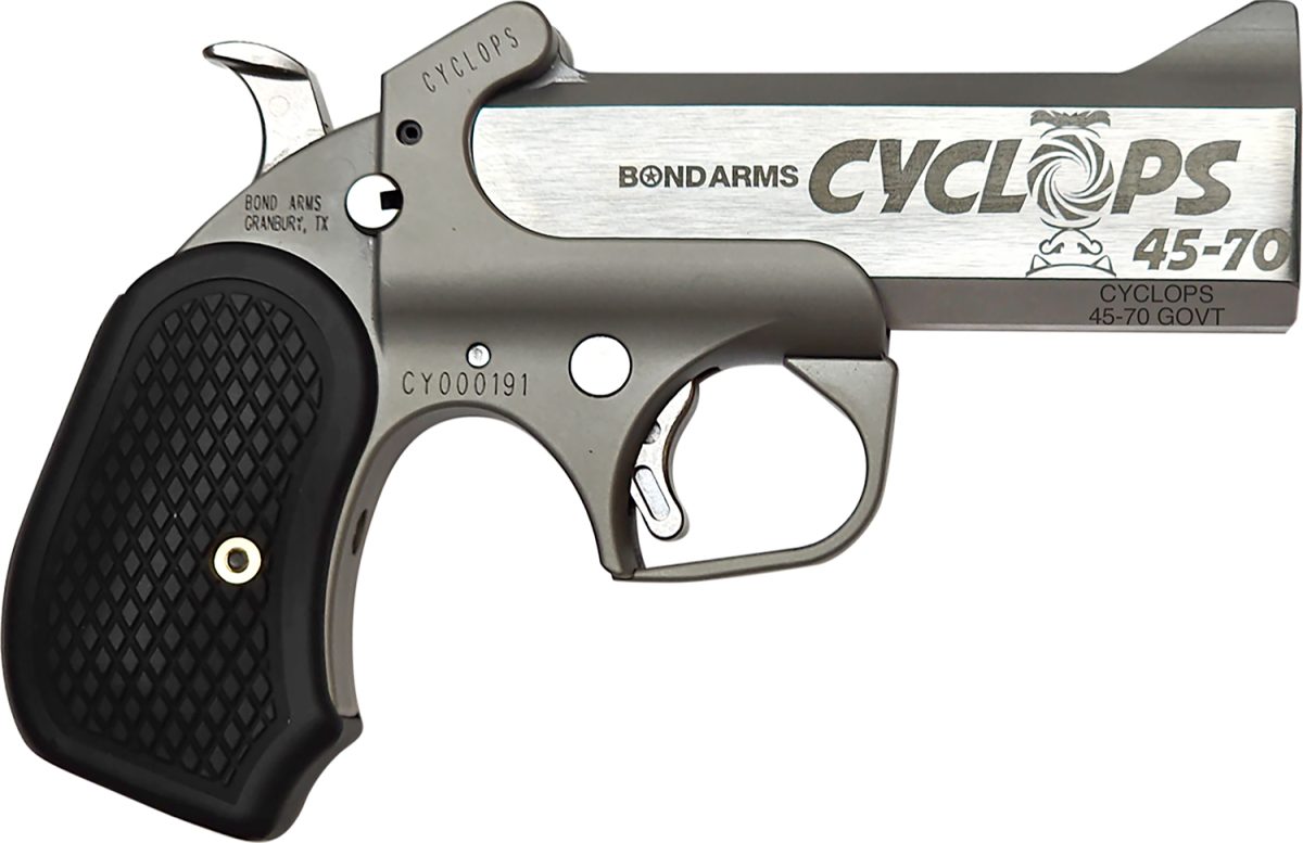 BOND ARMS CYCLOPS 45-70 SS 4.27" FS