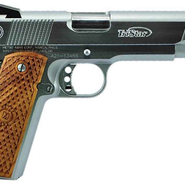 TriStar Arms 85612 American Classic II Government 1911 .45 ACP 5" 8+1 Chrome/Wood