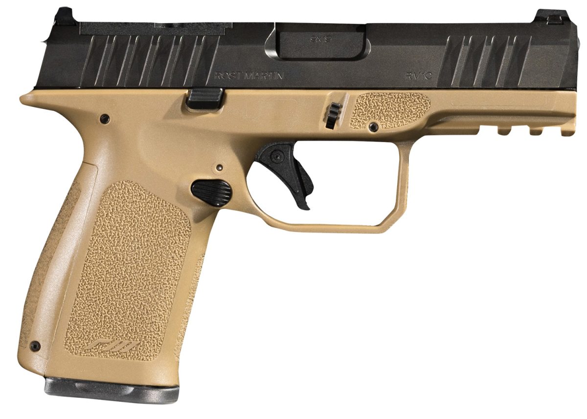 ROST MARTIN RM1C 9MM 17+1 BLK/FDE 4" ORFS#