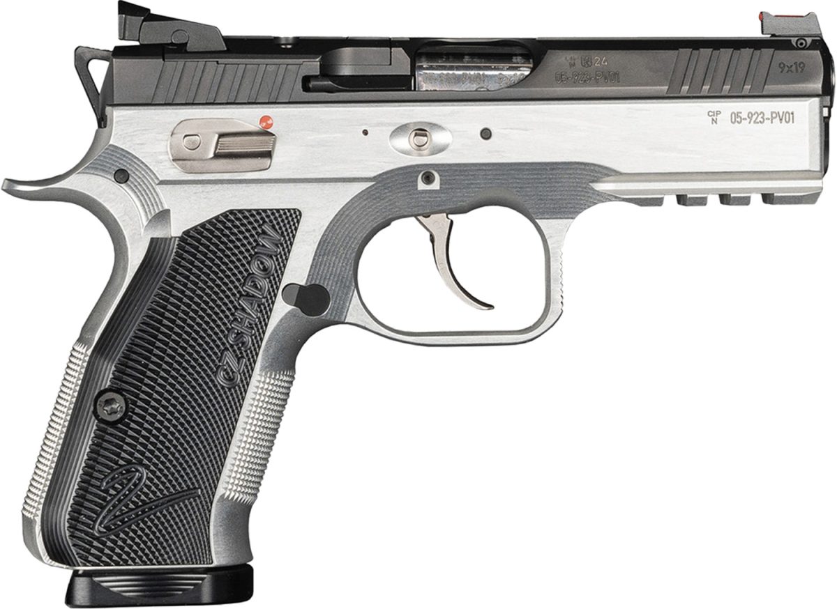 CZ-USA Shadow 2 Compact 9mm two-tone pistol with 4-inch barrel