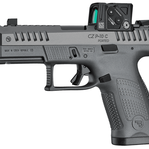 CZ-USA P-10 C Ported 9mm Luger handgun with Aimpoint COA optic