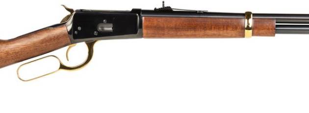 Rossi USA R92 Lever Action 920442013-GLD .44 Rem Mag 10+1 20" Black/Hardwood/Gold Accents
