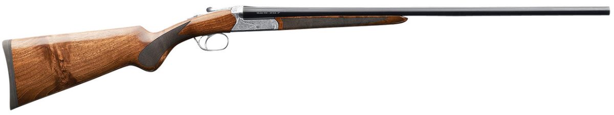Charles Daly 930.339 500 Side By Side Shotgun 12 Gauge 28" 2 Rounds Engraved Silver Receiver/Gloss Blued/Walnut