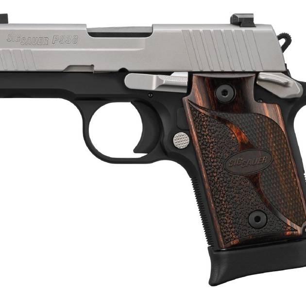 SIG SAUER P938 TWO-TONE 9MM 7+1 NS AMBI