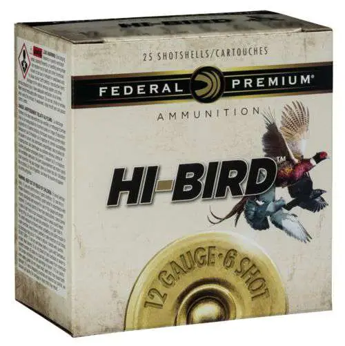 FEDERAL 12GA  2 3/4"  3 1/4DE  1 1/8OZ  7.5  1,255 FPS 25 RD/BX 10 BX/CS