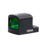 Viridian RFX42 black closed-emitter reflex sight with green dot reticle