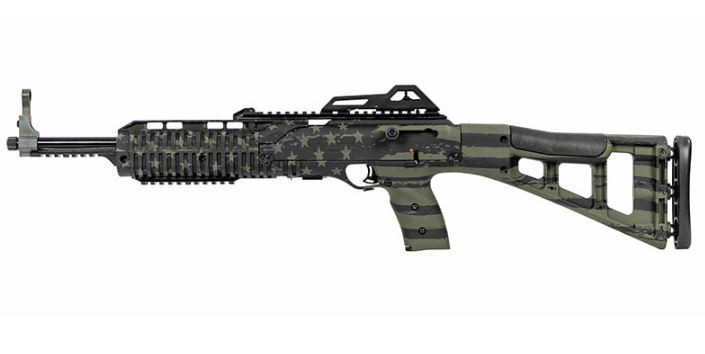 Hi-Point 4595TSFLGOD .45 ACP Carbine 17.5" 9+1 Grand Union Flag/OD Green