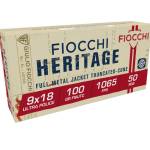 Fiocchi 9mm Makarov FI9X18 Ultra 100 Grain Full Metal Jacket 50 rounds