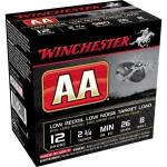 Winchester 12 Gauge Ammunition AA Low Recoil Light Target AA12FL8 2-3/4" 7/8oz #8 250 rounds