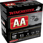 Winchester 12 Gauge Ammunition AAM127 Heavy Target Load 2-3/4" #7.5 Shot 1-1/8oz 1200fps CASE 250 rounds