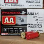 Winchester 12 Gauge AA InterNational Target Ammunition AANL129 2-3/4" 7/8oz #9 250 rounds