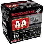 Winchester 20 Gauge Sporting Clays AASC207 2-3/4" #7.5 Shot 7/8oz 1300fps CASE 250 Rounds