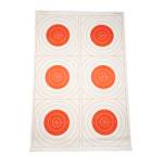 ACTION TGT BLSEYE MILI RED 100PK