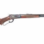 Cimarron AS188645-70PG 1886 Rifle .45/70 26" Deluxe Pistol Grip 8 Rounds Walnut/Case Color Hardened