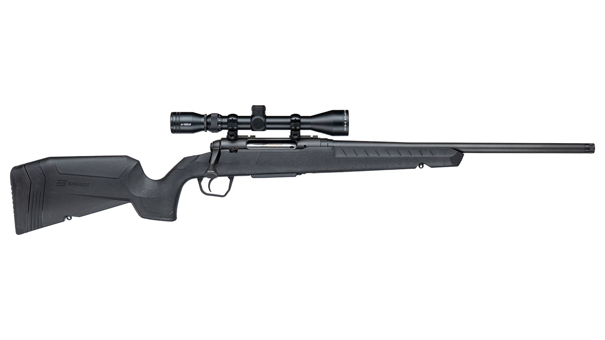 SAVAGE ARMS AXIS 25-06 BL/SYN 20" PKG TB
