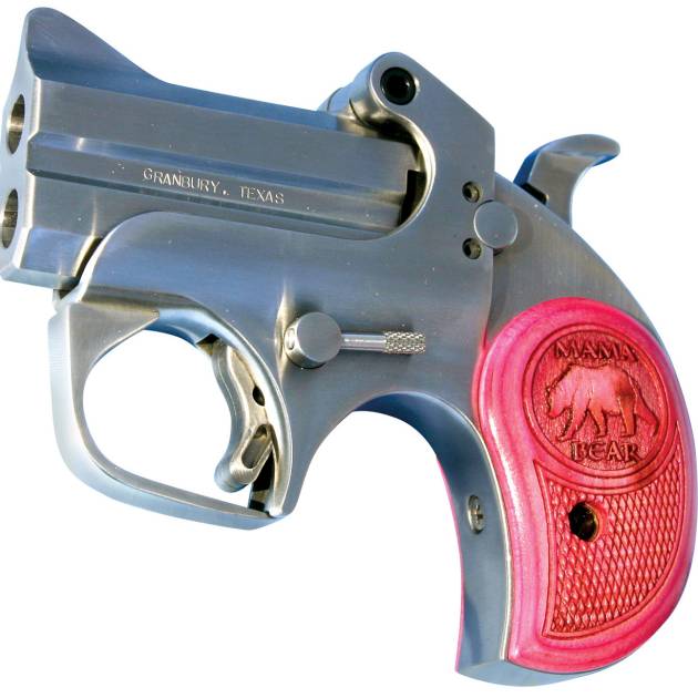 Bond Arms BAMB-357/38 Mama Bear .357 Mag/.38 SPL 2.5" Pink Wood/Matte Finish