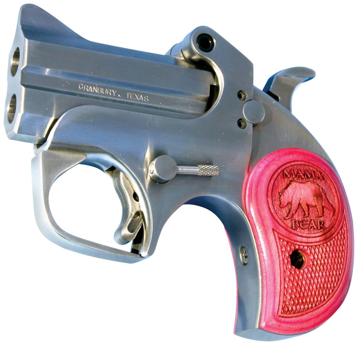 Bond Arms BAMB-357/38 Mama Bear .357 Mag/.38 SPL 2.5" Pink Wood/Matte Finish