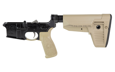 Bravo Company Manufacturing BCM AR-15 lower receiver with SOPMOD stock in Flat Dark Earth