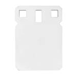 B/C 4" 3/8" STEEL TRGT SQUARE PLATE