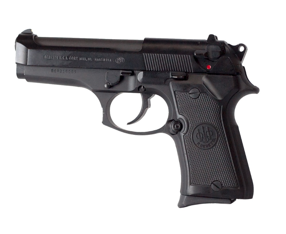 Beretta 92FS Compact 9mm black semi-automatic handgun