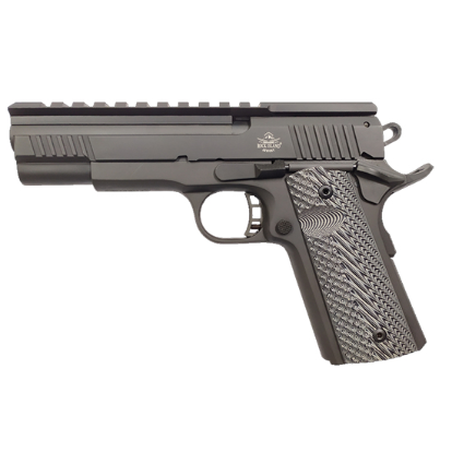 Rock Island Armory 56790 5" M1911 A1 FS Match 22MRF w/ Top Rail 14+1 Black