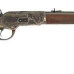 Cimarron CA2011G35 1873 Saddle Full Size Lever Action Rifle .45 Colt 18" 10+1 Case Hardened/Walnut