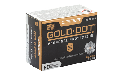 SPR GOLD DOT 45ACP 185GR HP 20/200 - Image 2