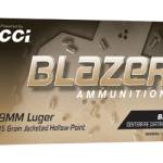 BLAZER BRASS 9MM 115GR JHP 50/500