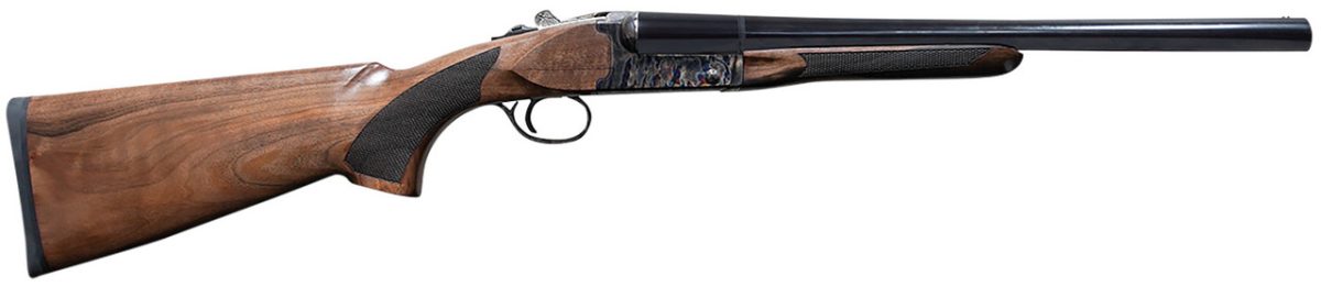 Citadel CITSBS2018HT Boss Coach Side By Side 20 Gauge 18.5" 2 Rounds Walnut/Blued/Heat Tempered