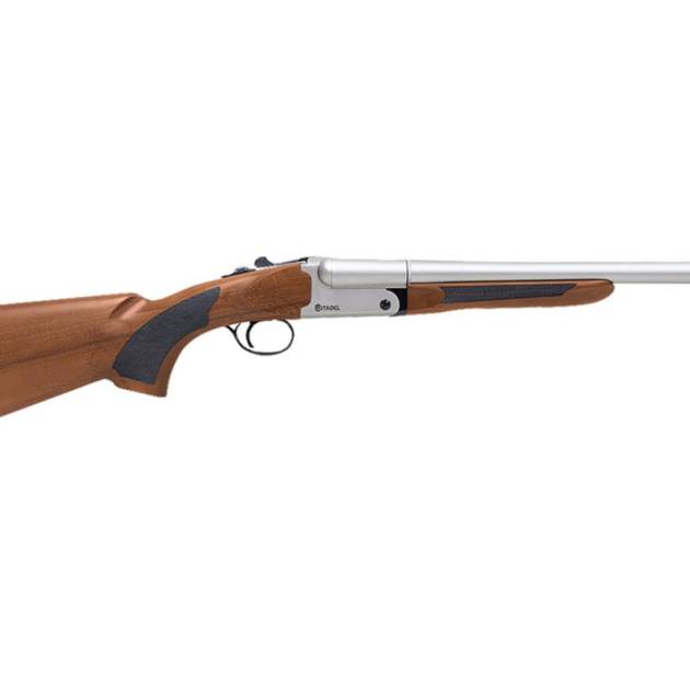 Citadel CITSBS2018NKL Boss Coach Side By Side 20 Gauge 18.5" 2 Rounds Walnut/Nickel