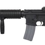 Colt SOCOM Carbine rifle with black finish and collapsible stock