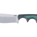 CRKT NESSMUK 2.9" GRN/SLV W/SHEATH