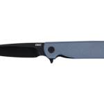 CRKT LCK+ PLAIN EDGE 3.38" GRY/BLK