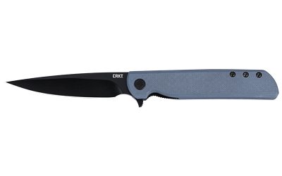 CRKT LCK+ PLAIN EDGE 3.38" GRY/BLK