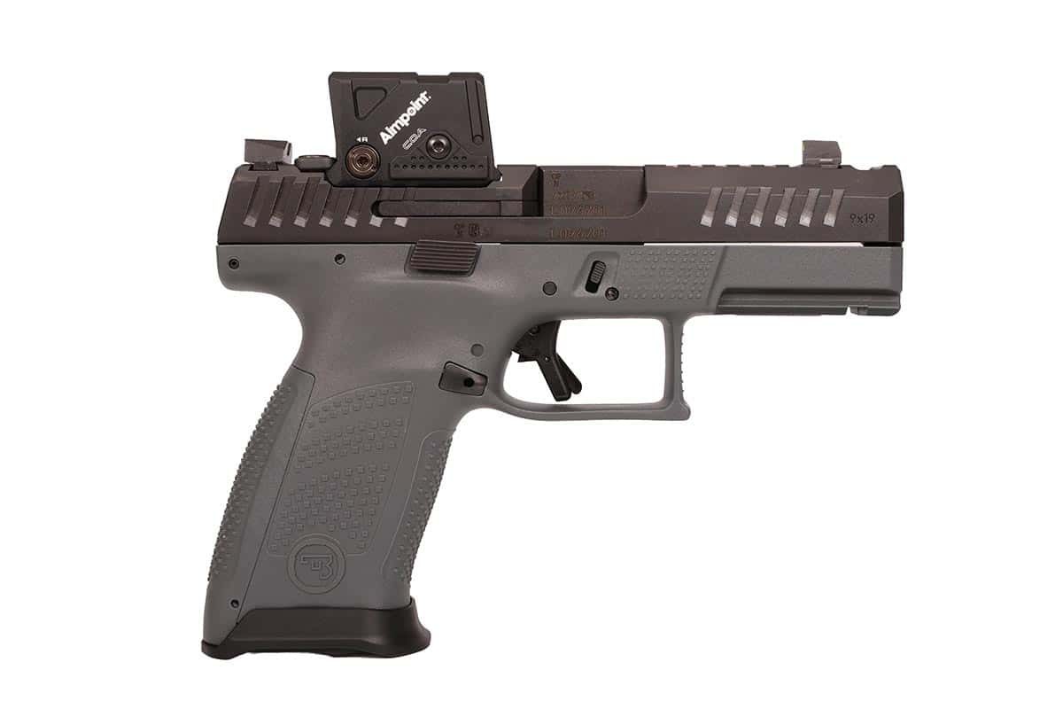 CZ-USA P-10 C Ported COA Elite 9mm pistol with Aimpoint COA optic