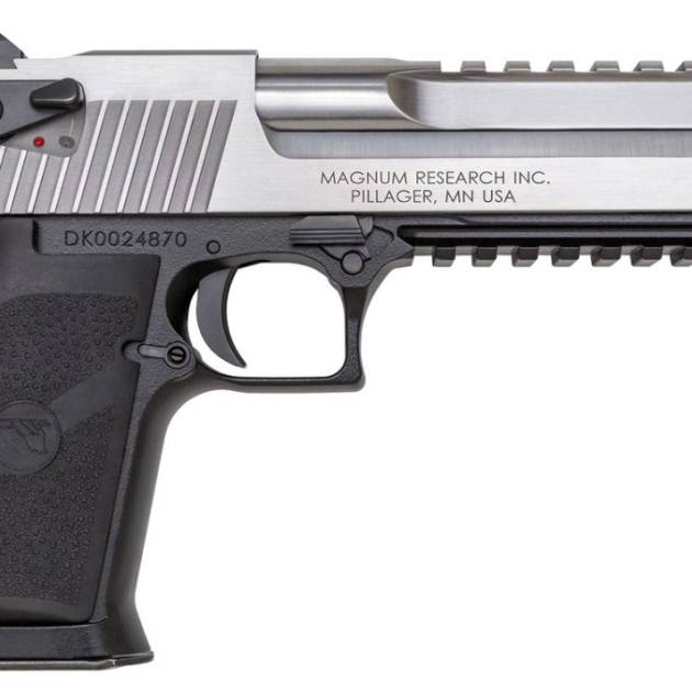 Magnum Research DE357ASIMB Desert Eagle Mark XIX 6" .357 Magnum 9+1 W/ Integral Muzzle Brake Stainless/Black Aluminum