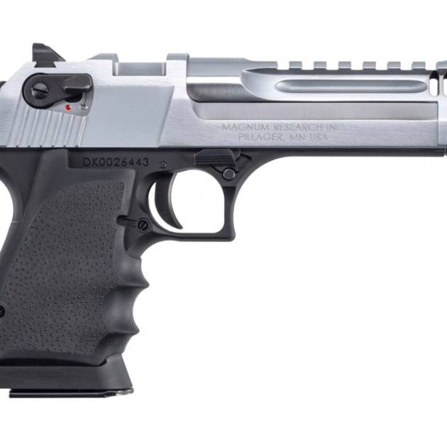Magnum Research DE357L5BC Desert Eagle Mark XIX 5" .357 Magnum 9+1 Black/Brushed Chrome W/ Integral Muzzle Break
