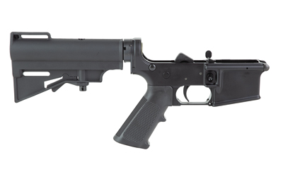 DPMS DP-15 multi-caliber complete lower receiver in black