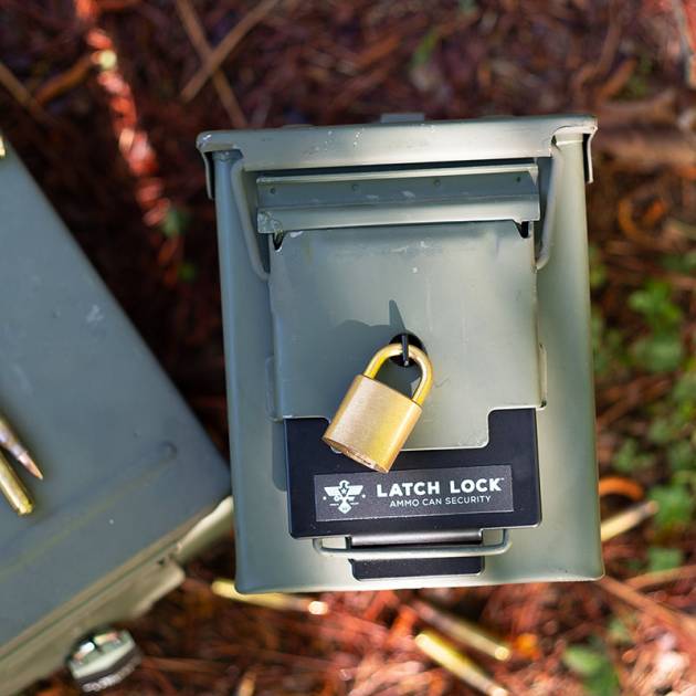 Latch Lock Ammo Can Security Locking Device and Lock for Ammo Boxes