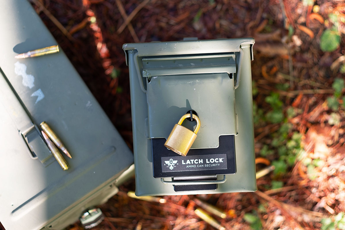 Latch Lock Ammo Can Security Locking Device and Lock for Ammo Boxes