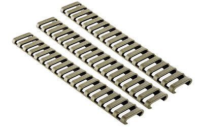 ERGO 18-SLOT LDDR RAIL COVERS 3PK DE