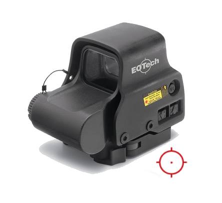 EOTECH EXPS3-0 black holographic sight with side buttons and quick-detach mount