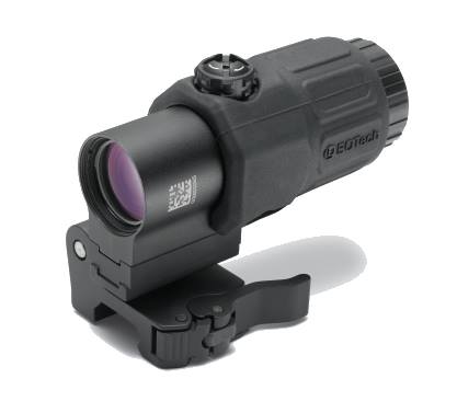 EOTech G33 black magnifier with Switch-To-Side mount