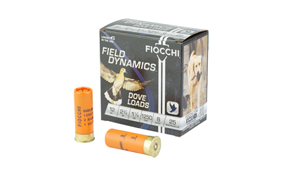 FIOCCHI D&Q 12GA 2.75" #8 25/250