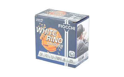 FIOCCHI W RINO CRSHR 12GA #8 25/250 - Image 3