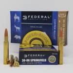 Federal 30-06 Springfield Ammunition Power-Shok 3006150LFA 150 Grain Copper Hollow Point 20 Rounds