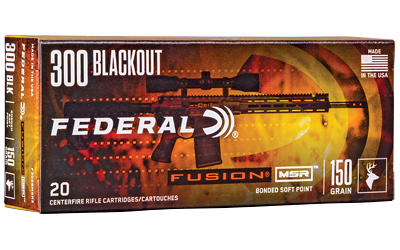 FED FUSION MSR 300BLK 150GR 20/200