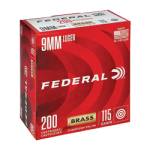 FED CHAMP 9MM 115GR FMJ 200/1000