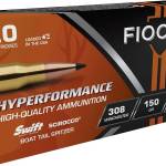 Fiocchi 308 Winchester Ammunition FI308SCA 150 Grain Swift Scirocco II Spitzer 20 Rounds
