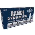 Fiocchi 40 S&W Ammunition FI40SWA 170 Grain Full Metal Jacket Truncated Cone 50 rounds